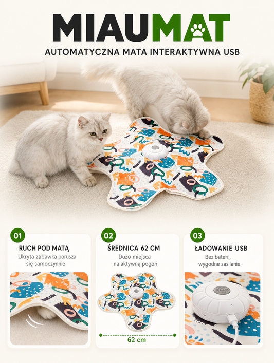 Miaumat - automatyczna mata interaktywna USB | Nekoro