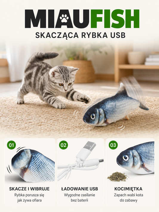 Miaufish - skacząca rybka USB | Nekoro